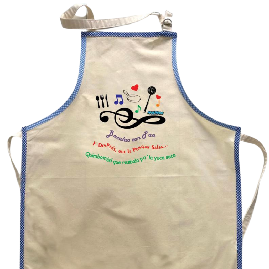 Apron ya jikoni NatiNee – Delantal de Cocnina NatiNee