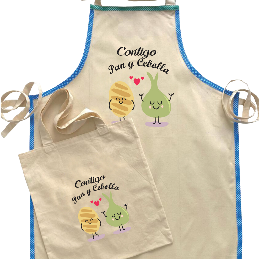 Set Combinado de Bolsa y Delantal