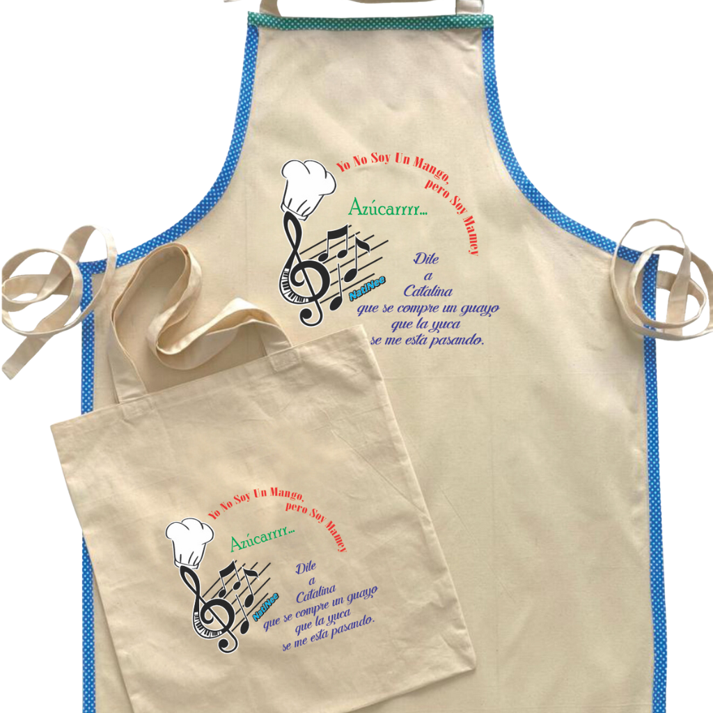 Set Combinado de Bolsa y Delantal