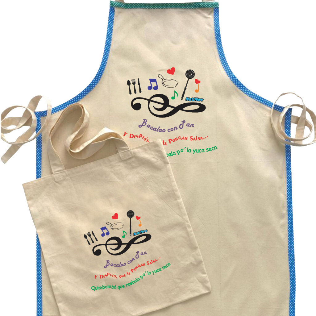 Set Combinado de Bolsa y Delantal