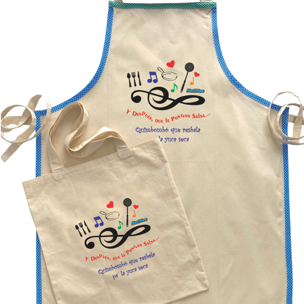 Set Combinado de Bolsa y Delantal